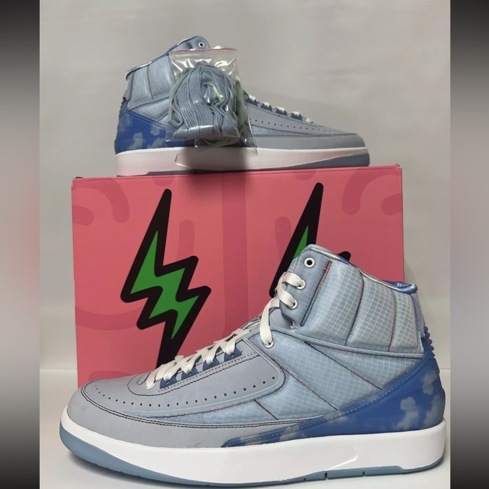 Size 11 - Jordan 2 Retro x J. Balvin Blue 2022